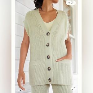 Daily Practice by Anthropologie Luxe Sweater Vest only! Size large